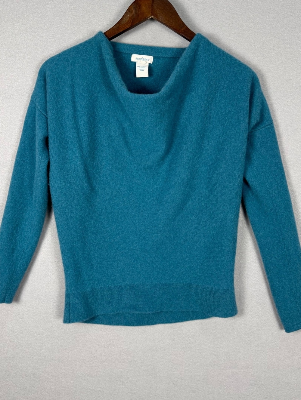 Sundance Women's XS Cashmere Pullover Sweater Blue